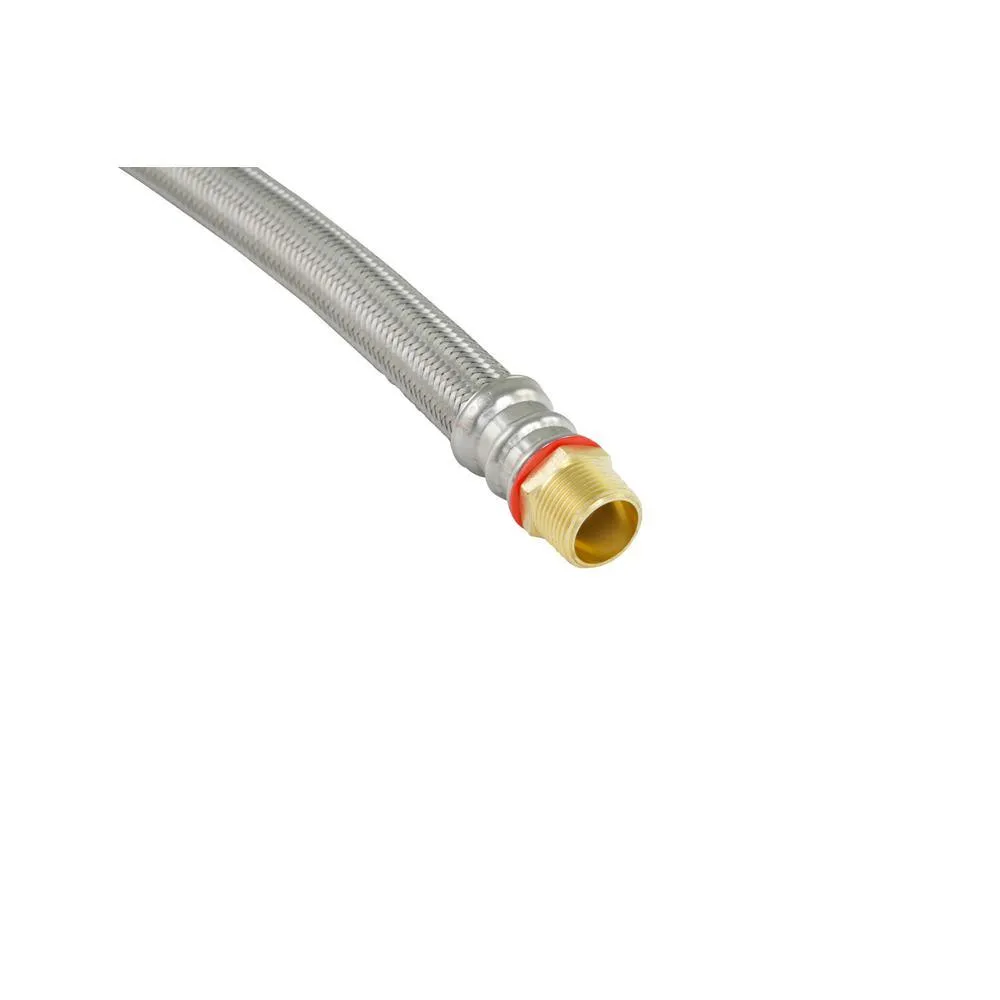3/4 in. MIP x 7/8 in. Compression x 18 in. Stainless Steel Water Heater Supply Line