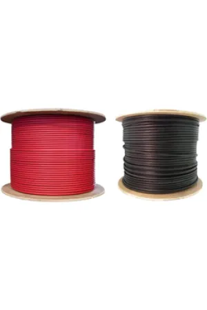 500ft 10 AWG Copper PV Wire | Black and Red