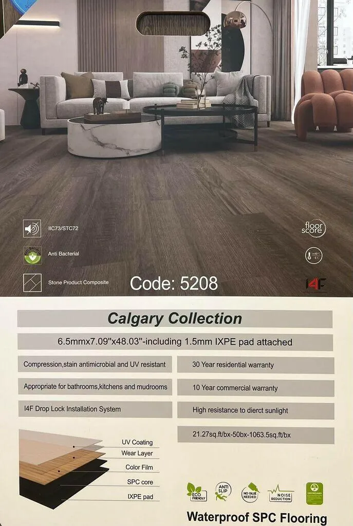 5208 - Riche Vinyl 6.5mm Calgary Collection