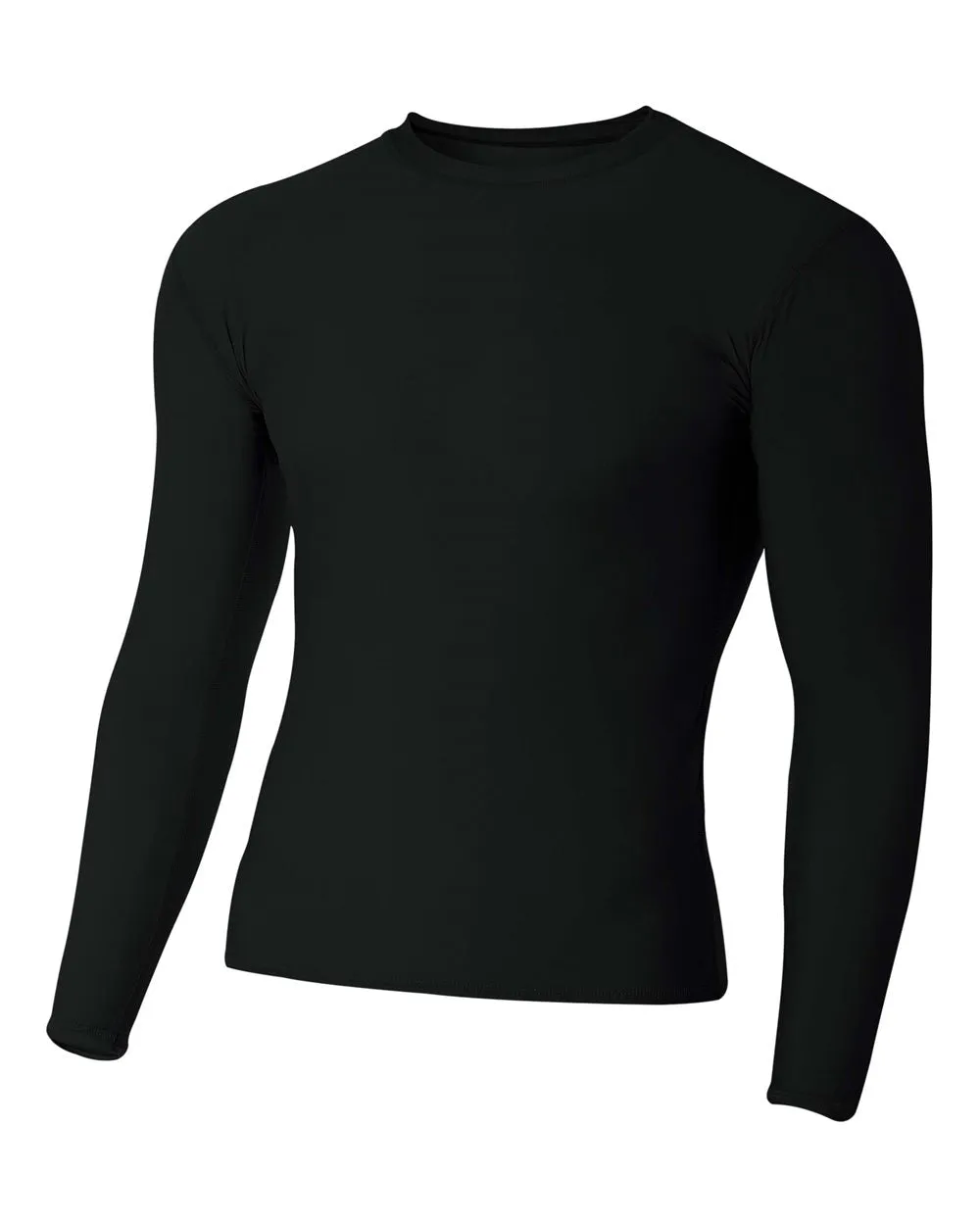A4 Youth Long Sleeve Compression Crew