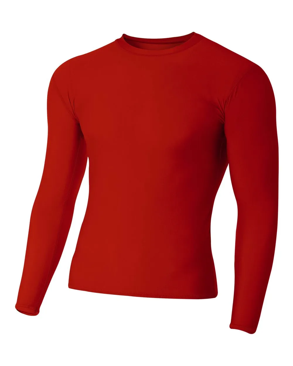 A4 Youth Long Sleeve Compression Crew
