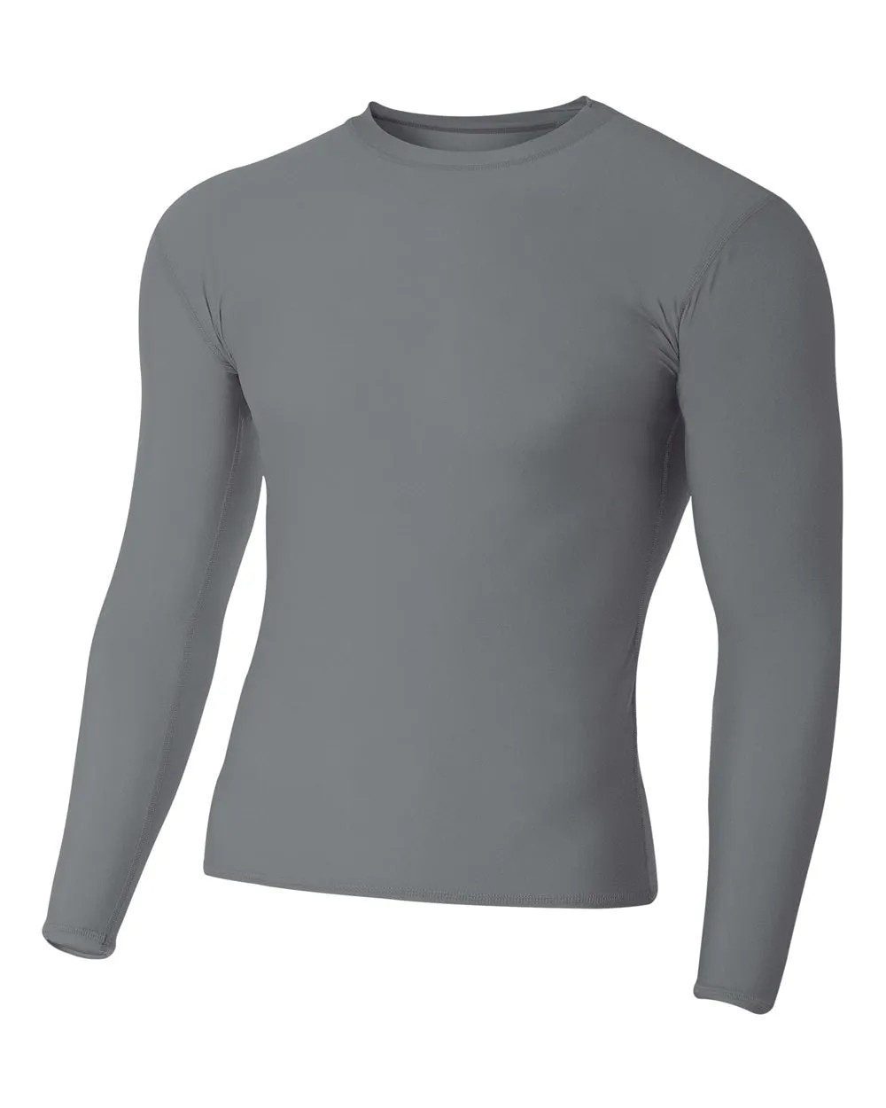 A4 Youth Long Sleeve Compression Crew