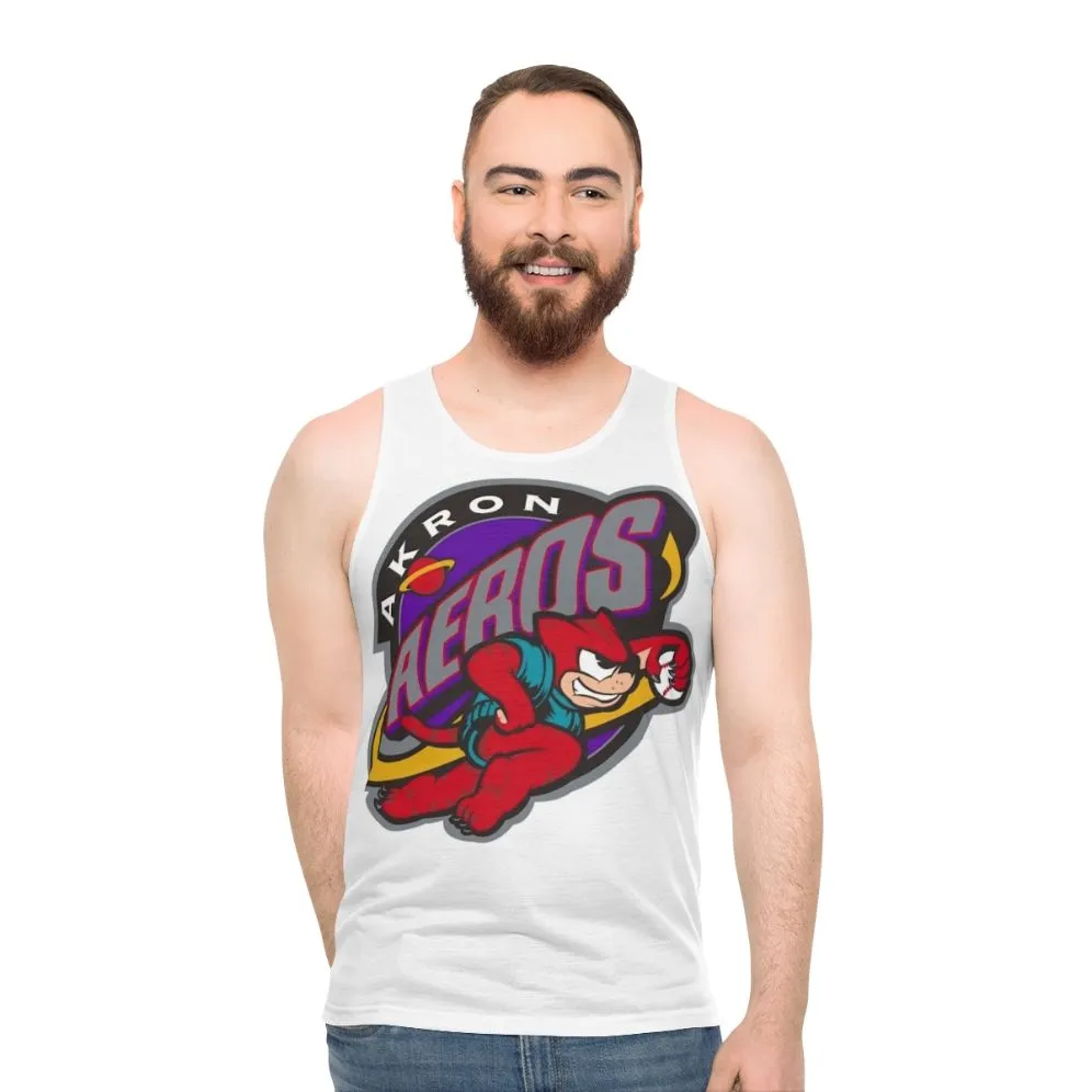 Akron Aeros Unisex Tank Top for Baseball Fans
