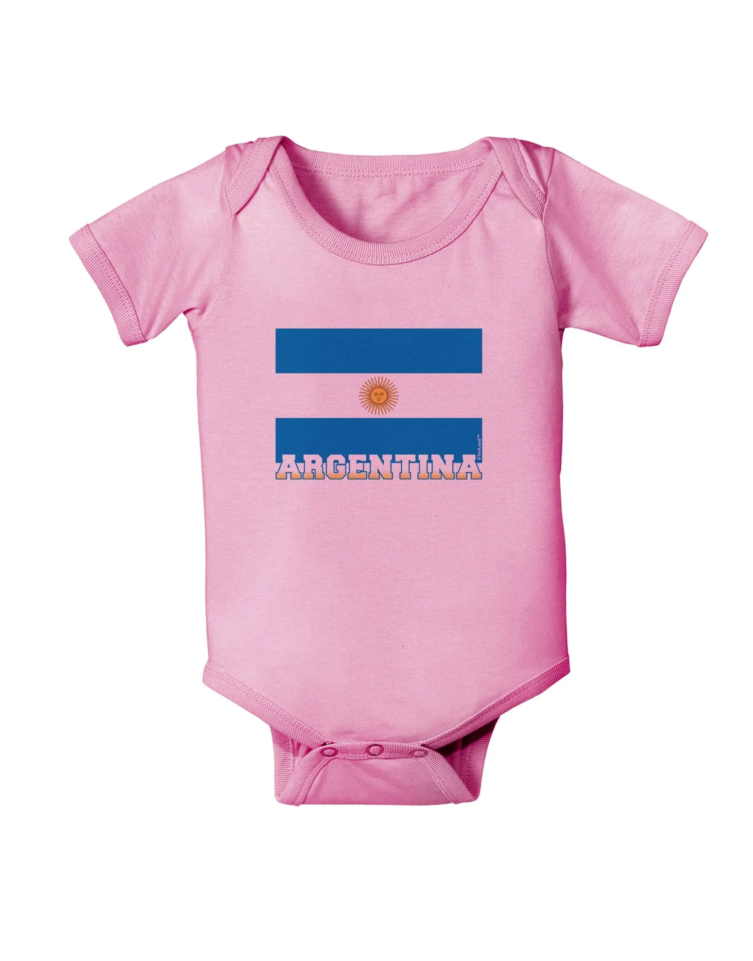 Argentina Flag Baby Romper Bodysuit