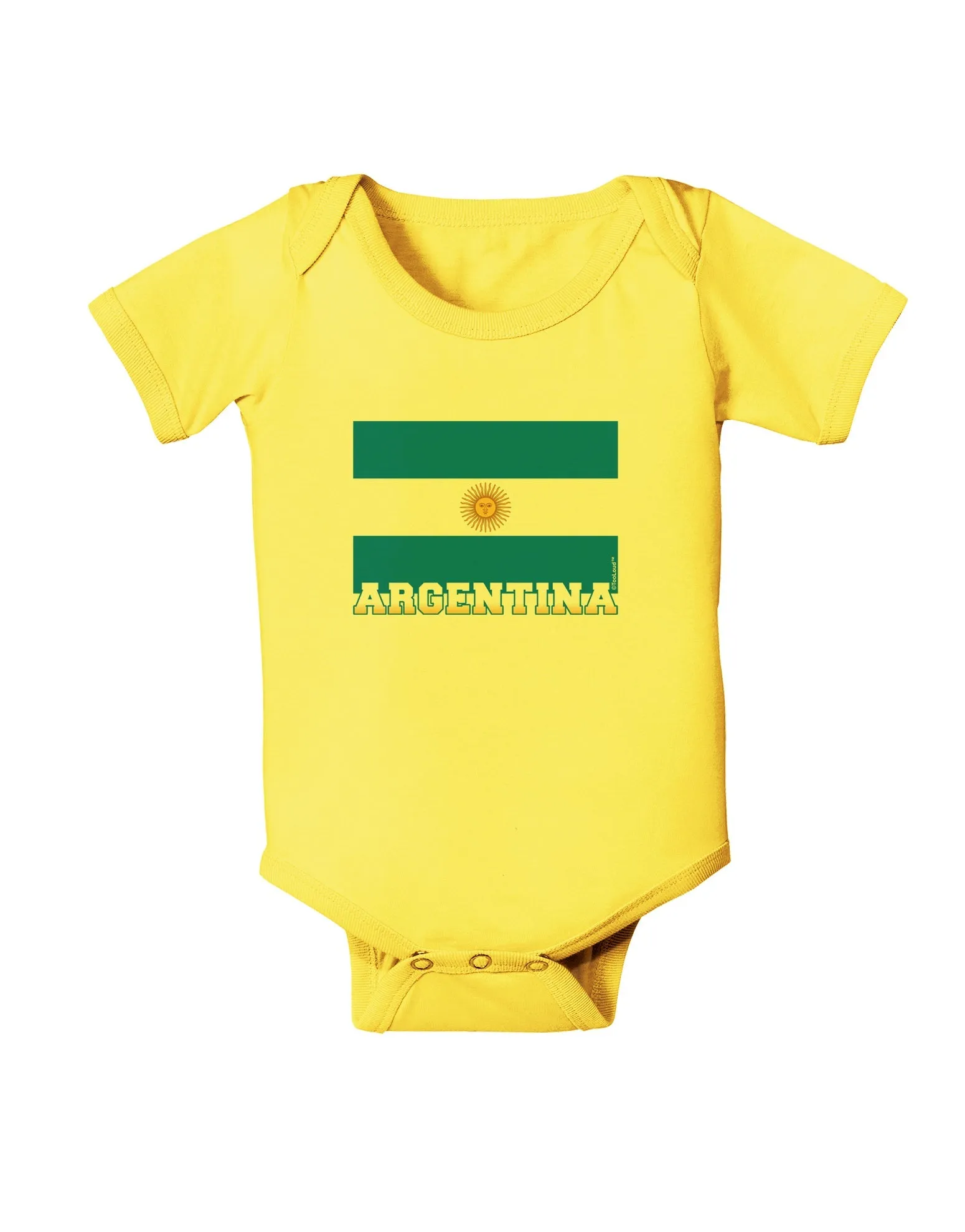 Argentina Flag Baby Romper Bodysuit