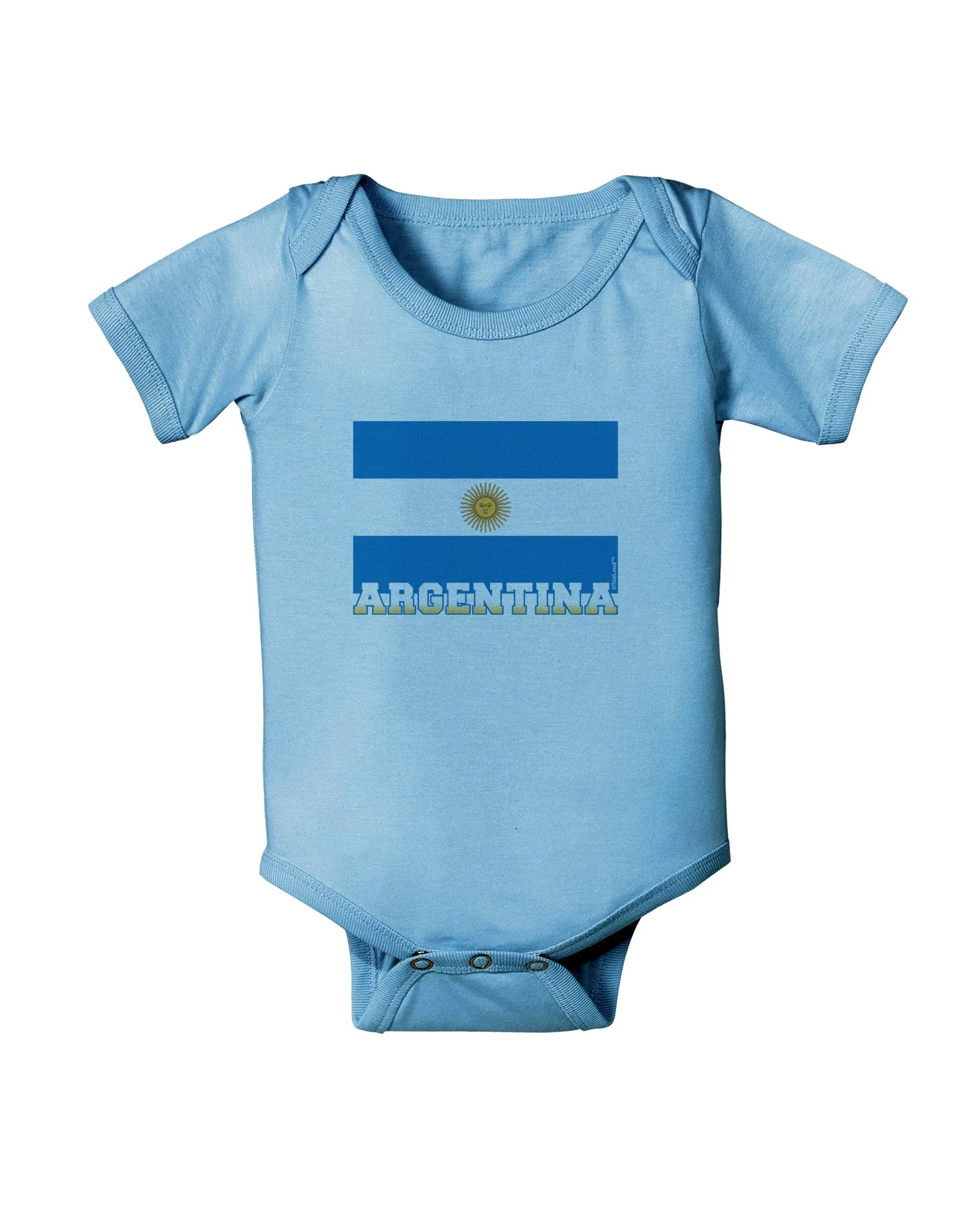 Argentina Flag Baby Romper Bodysuit