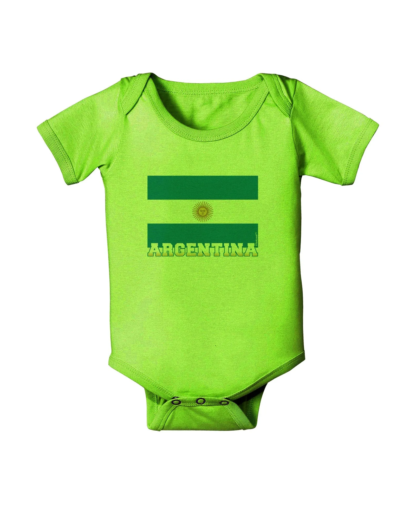 Argentina Flag Baby Romper Bodysuit