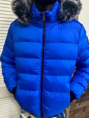 Avenue Paris - Men's Puffer Jacket - Blue
