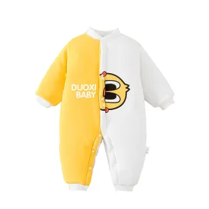 Baby Winter Warm Cotton Romper Yellow Series
