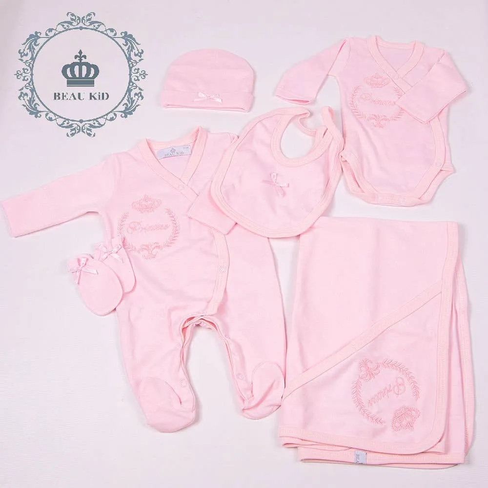 Babysuit Set: Pink / 0-3 mths