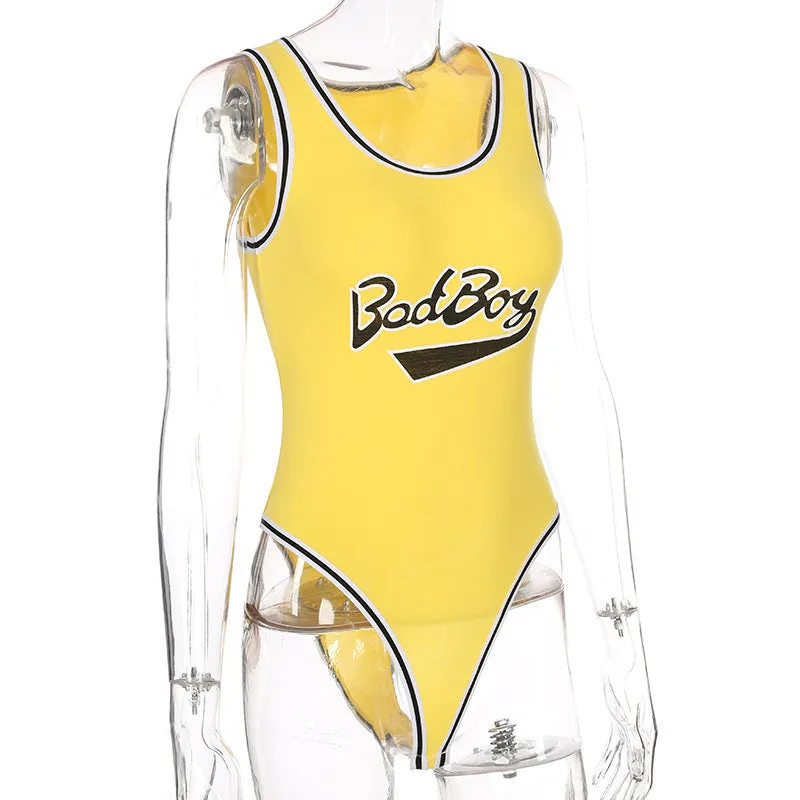 Bad boy one piece bodysuit monokini