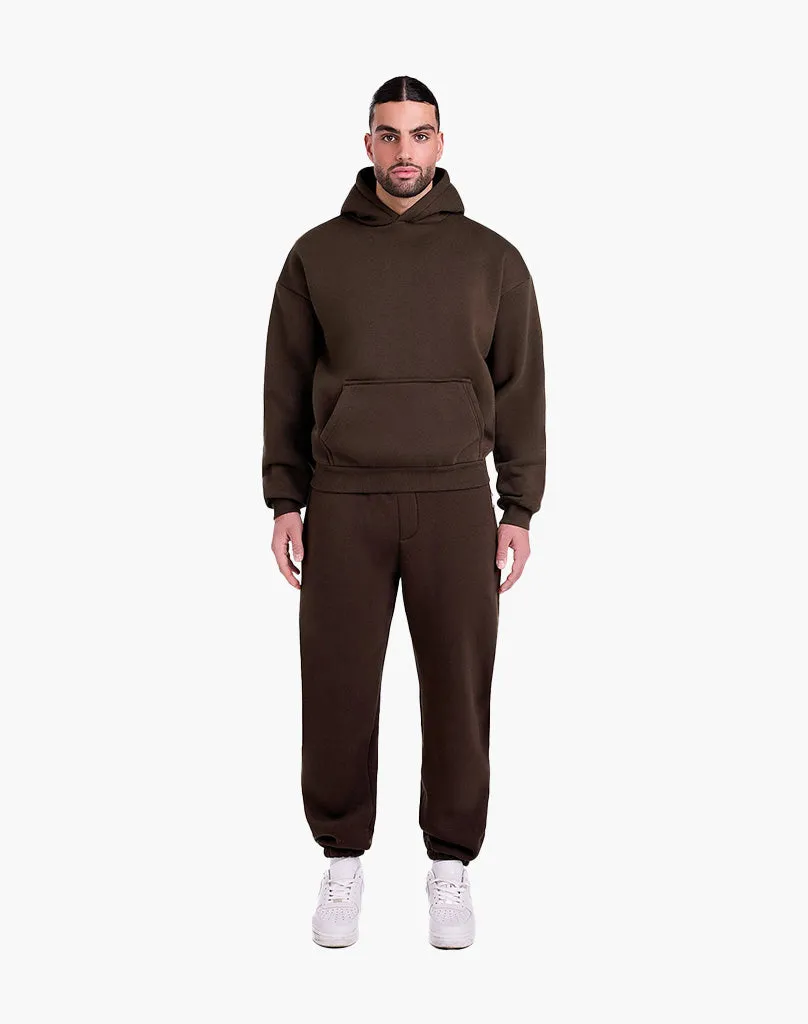 BASIC HOODIE (BROWN)