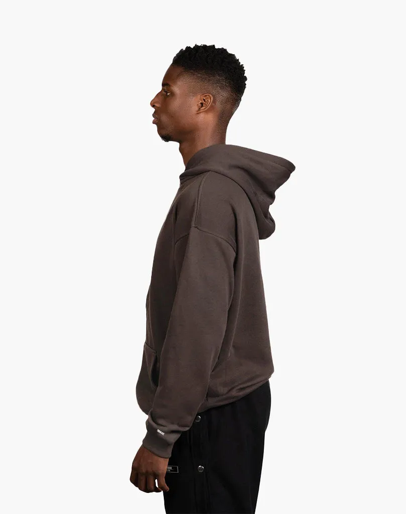 BASIC HOODIE (BROWN)
