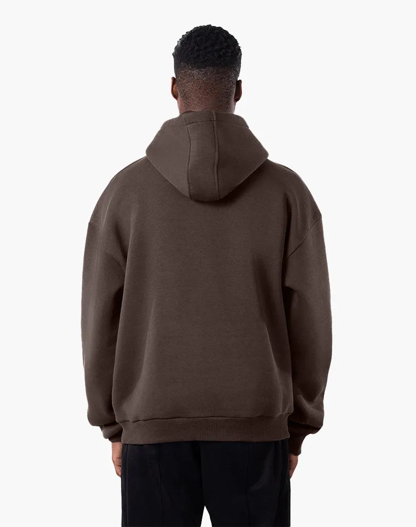 BASIC HOODIE (BROWN)