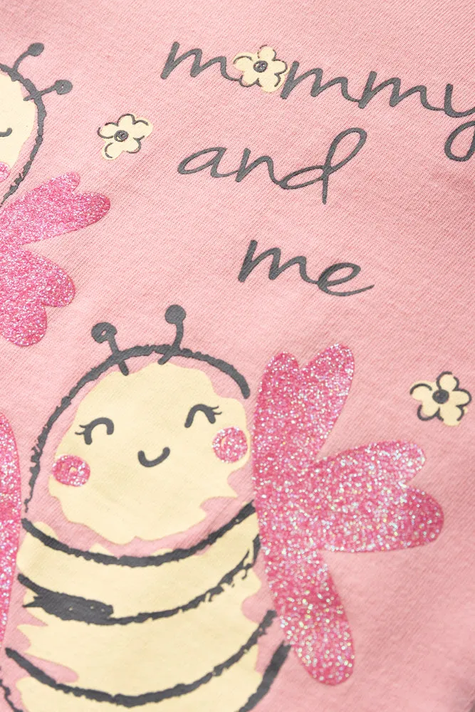 Bee Romper Pink