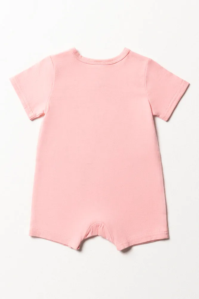Bee Romper Pink