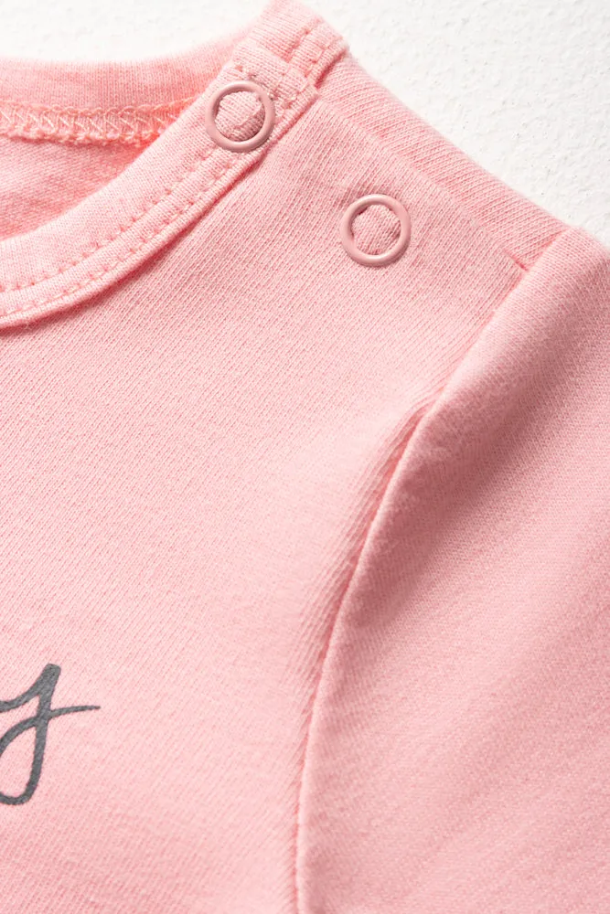 Bee Romper Pink