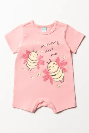 Bee Romper Pink