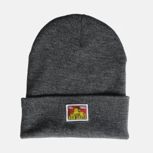 Ben Davis Cuffed Knit Beanie - Charcoal Heather