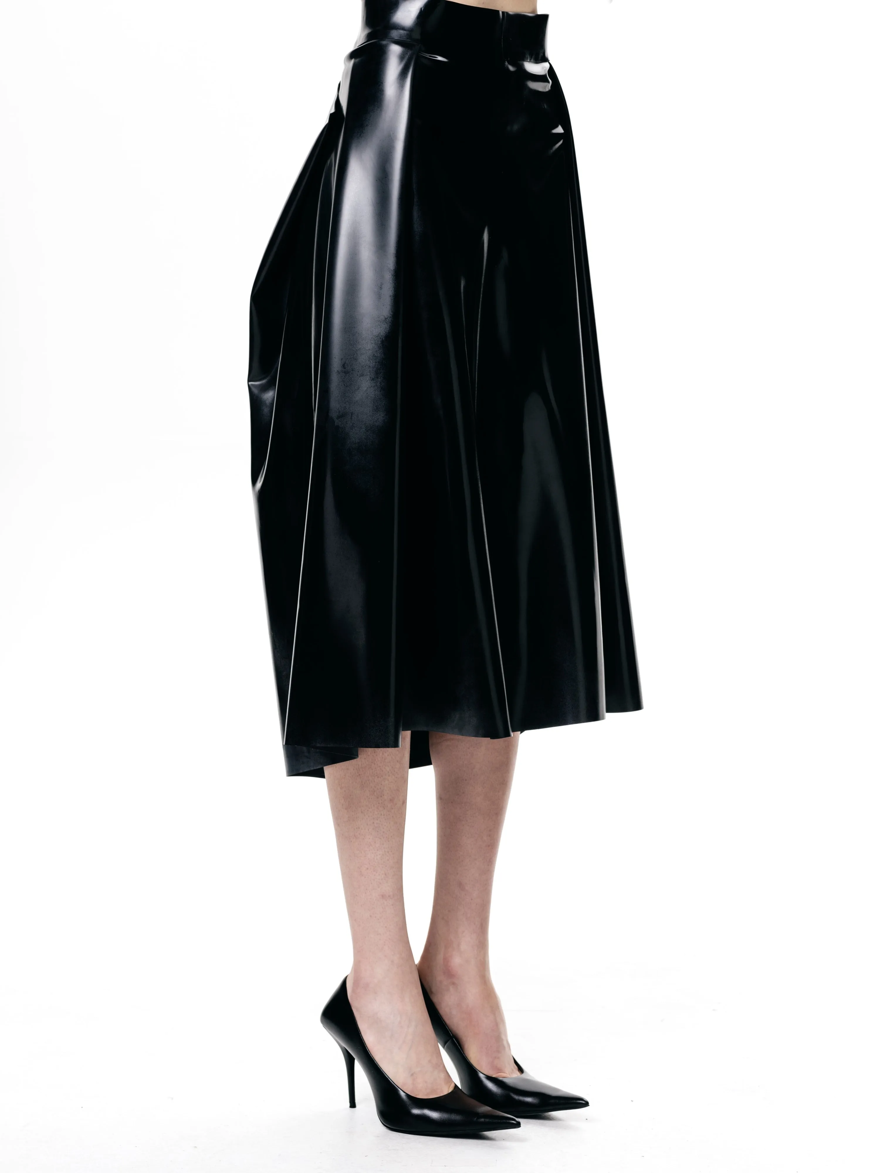 Black Pleated Skirt