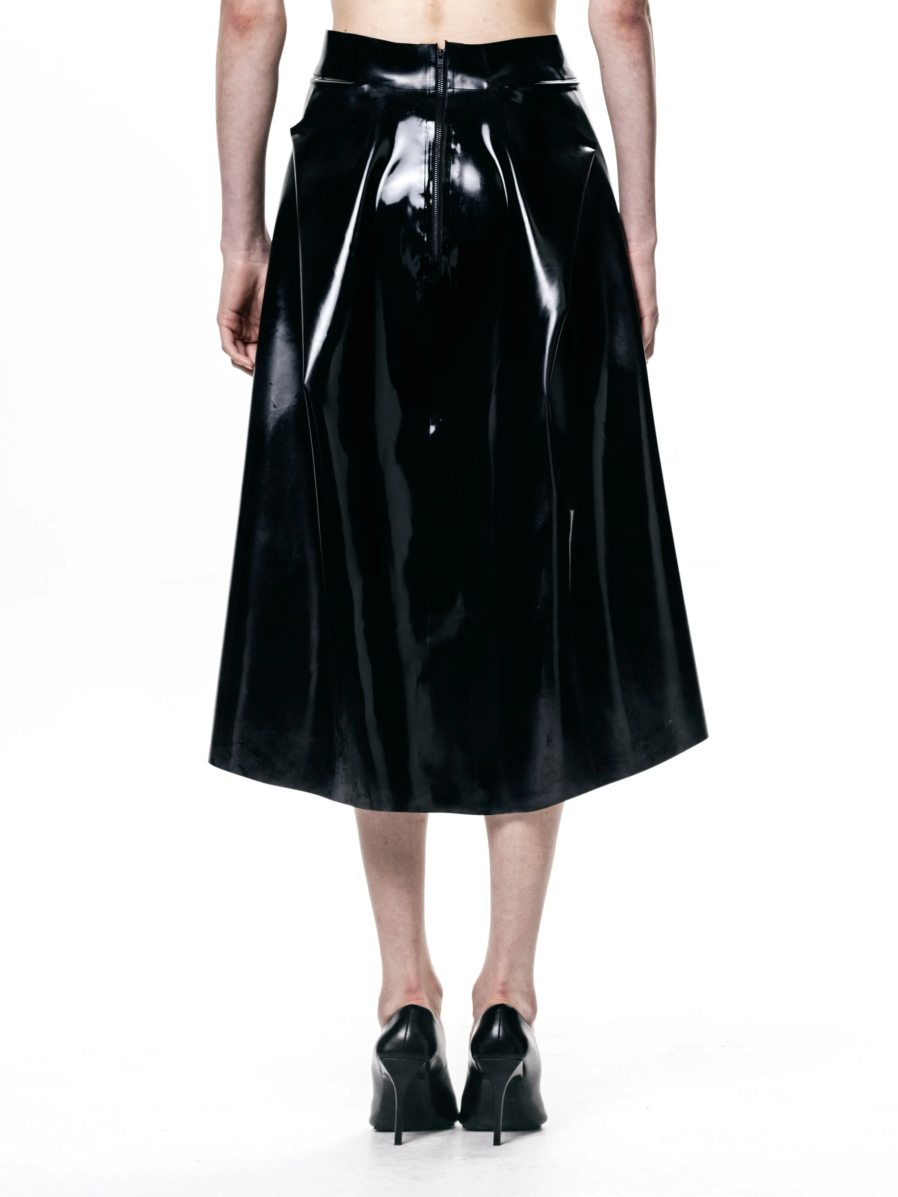 Black Pleated Skirt