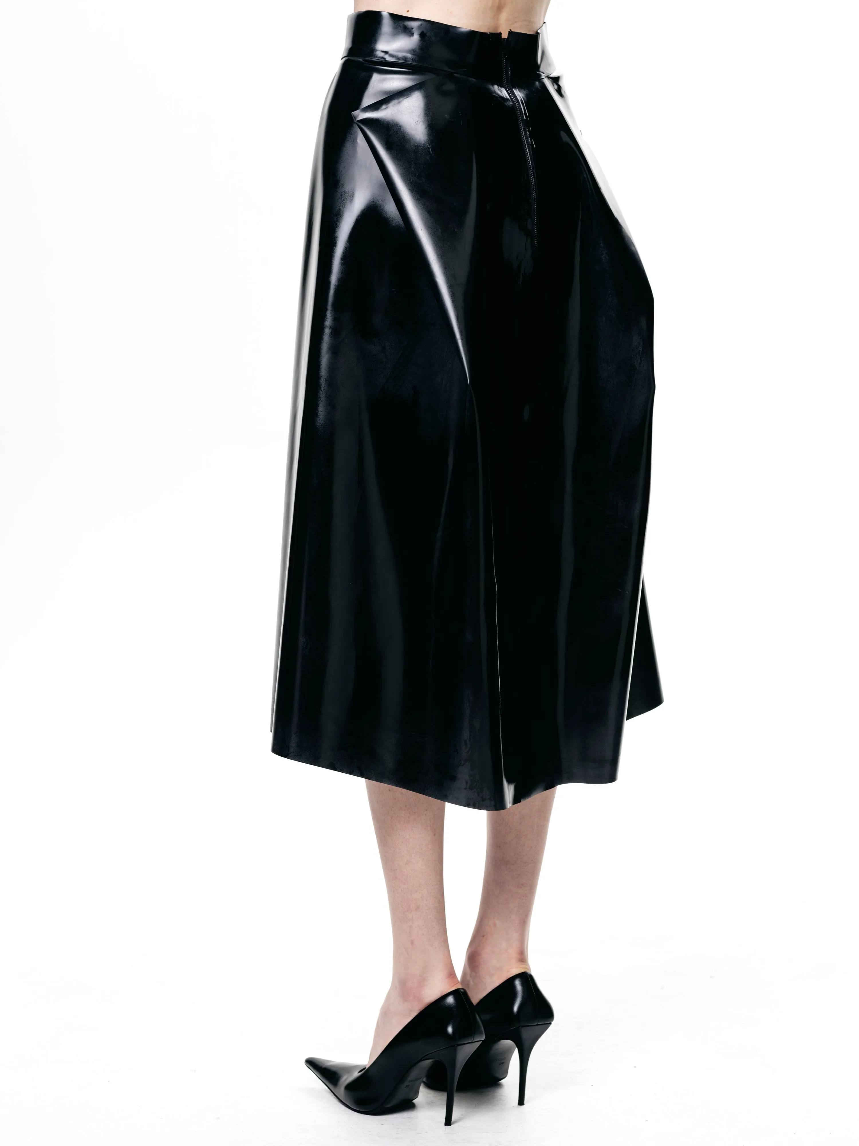 Black Pleated Skirt
