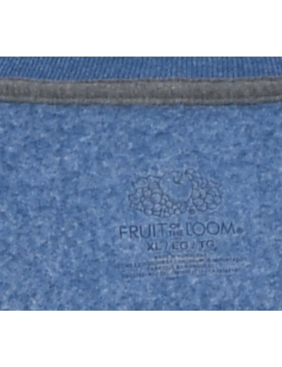Blue Plain Sweatshirt - XL