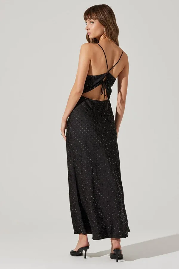 Bonney Rhinestone Maxi Slip Dress