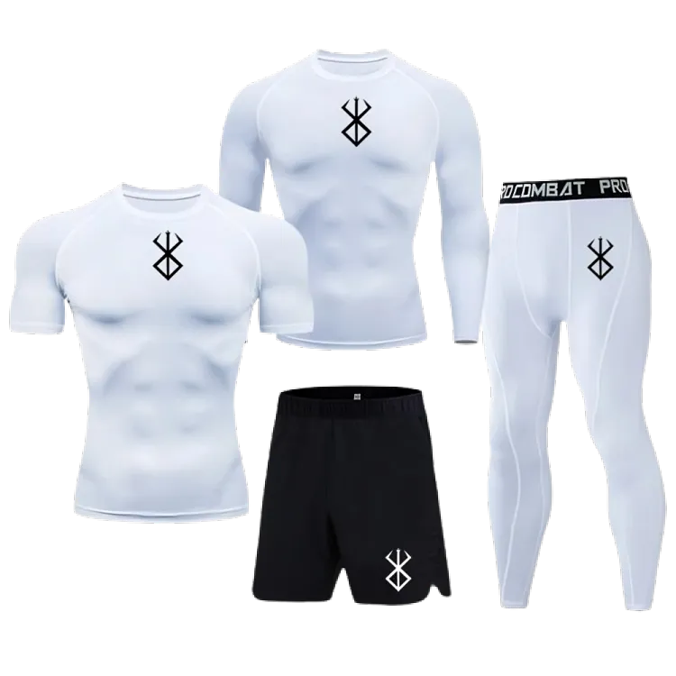 BOS BLACK 4PCS SET RASH BUNDLE FIT