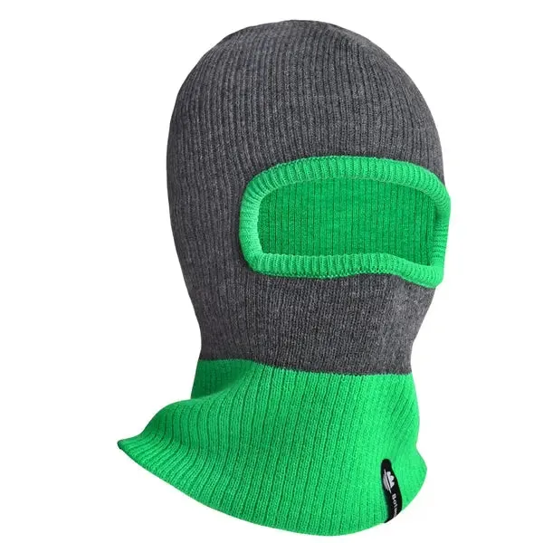 Botack Kids Knitted Balaclava Ski Mask, Winter Warm Elastic Balaclava Face Mask for Skiing Snow Sports Girls Boys