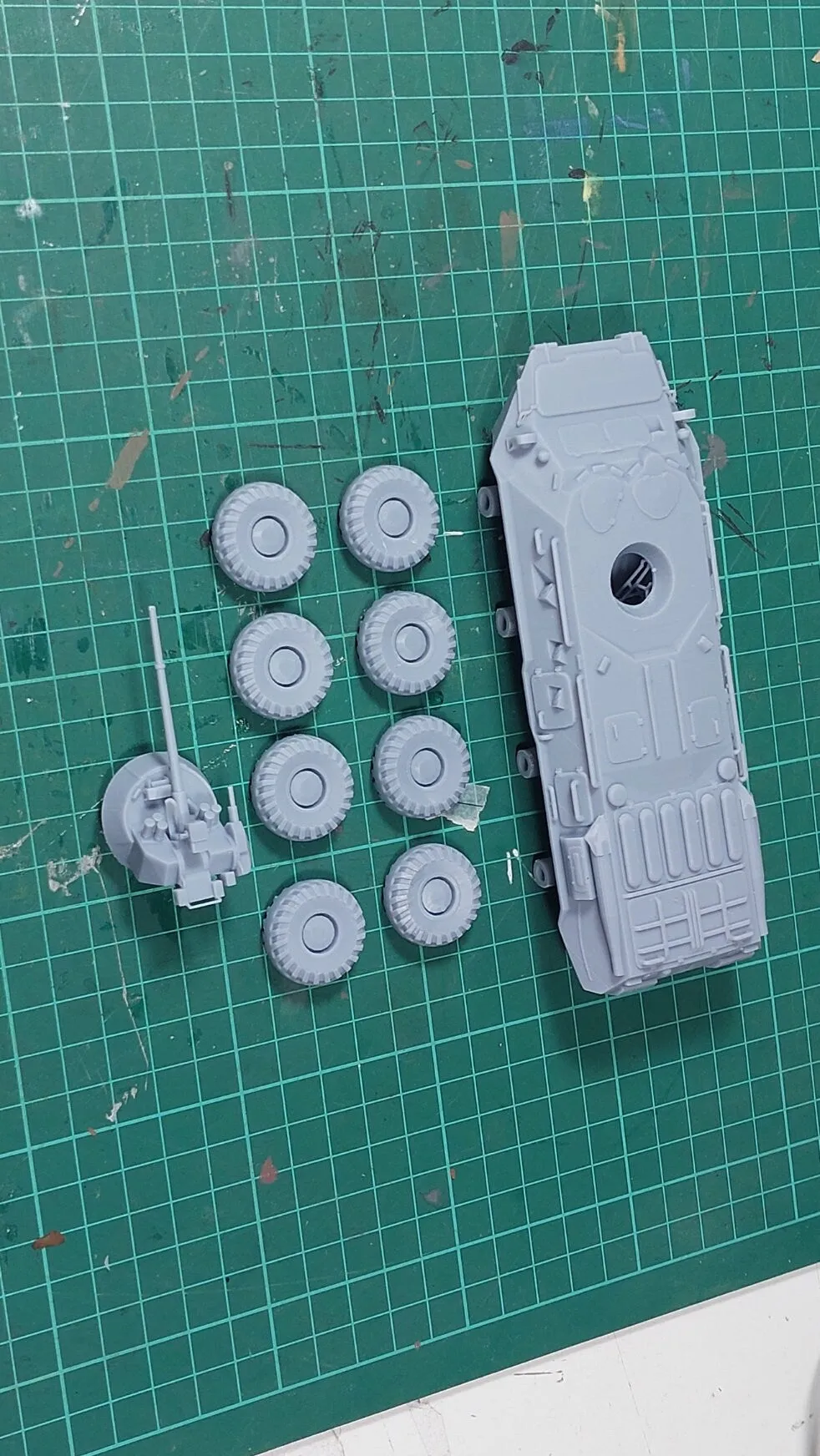 BTR-82A - Modern Wargaming Miniatures for Tabletop RPG - 28mm / 20mm Scale Armored Personnel Carrier