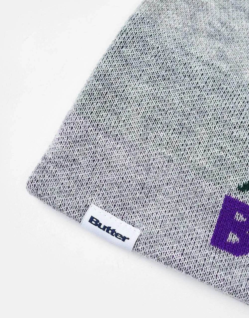 Butter Goods World Beanie - Ash Grey