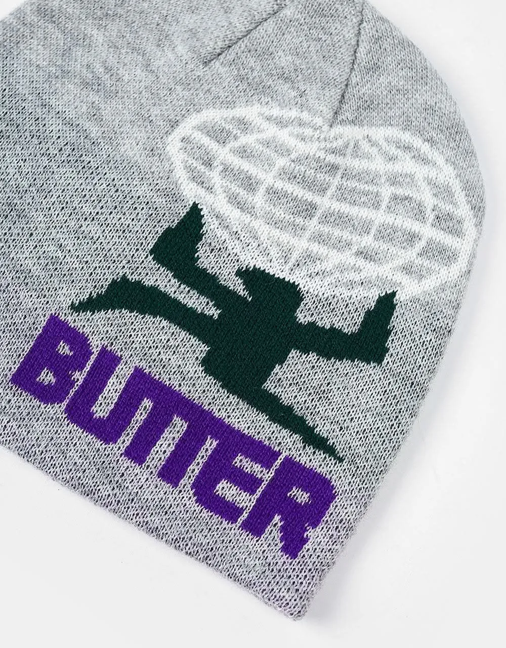 Butter Goods World Beanie - Ash Grey