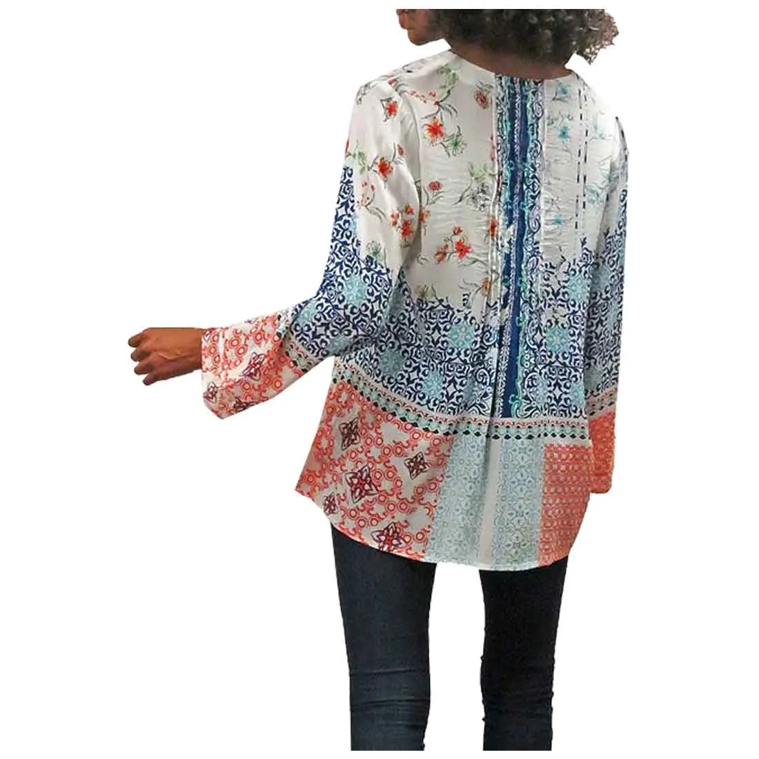 Caite Lapis Blouse - Women's