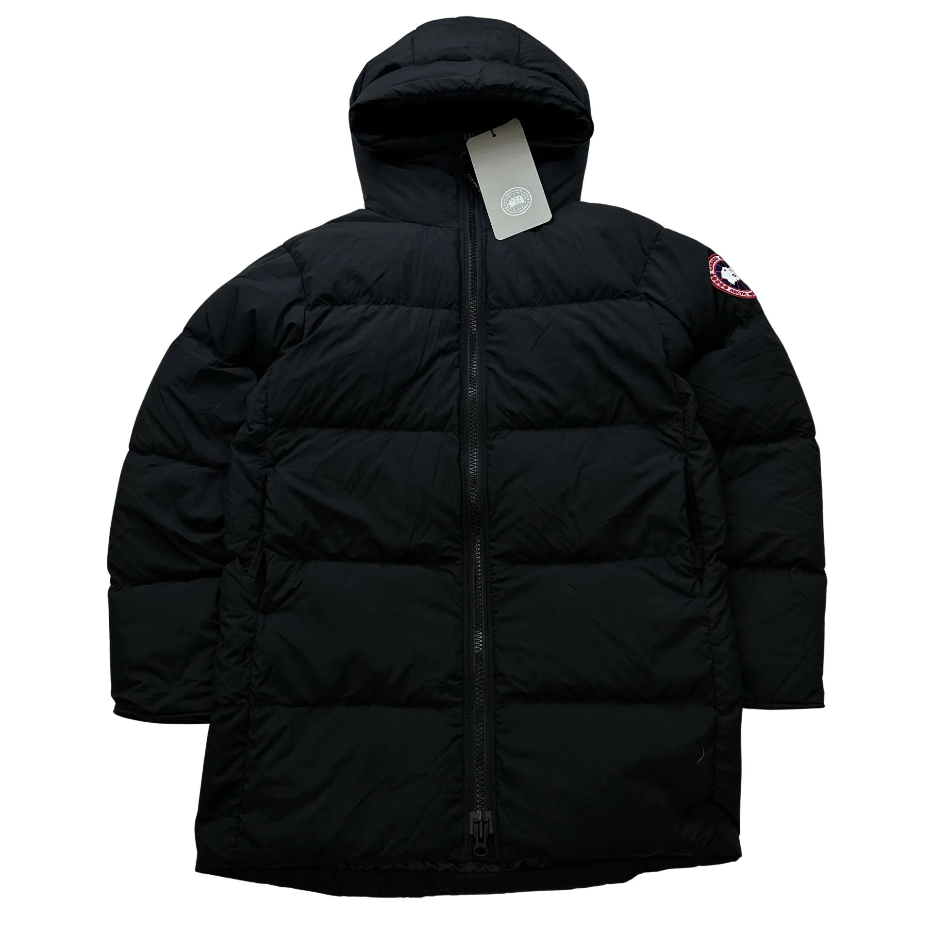 Canada Goose Black Laurence Long Puffer Parka Jacket - Small