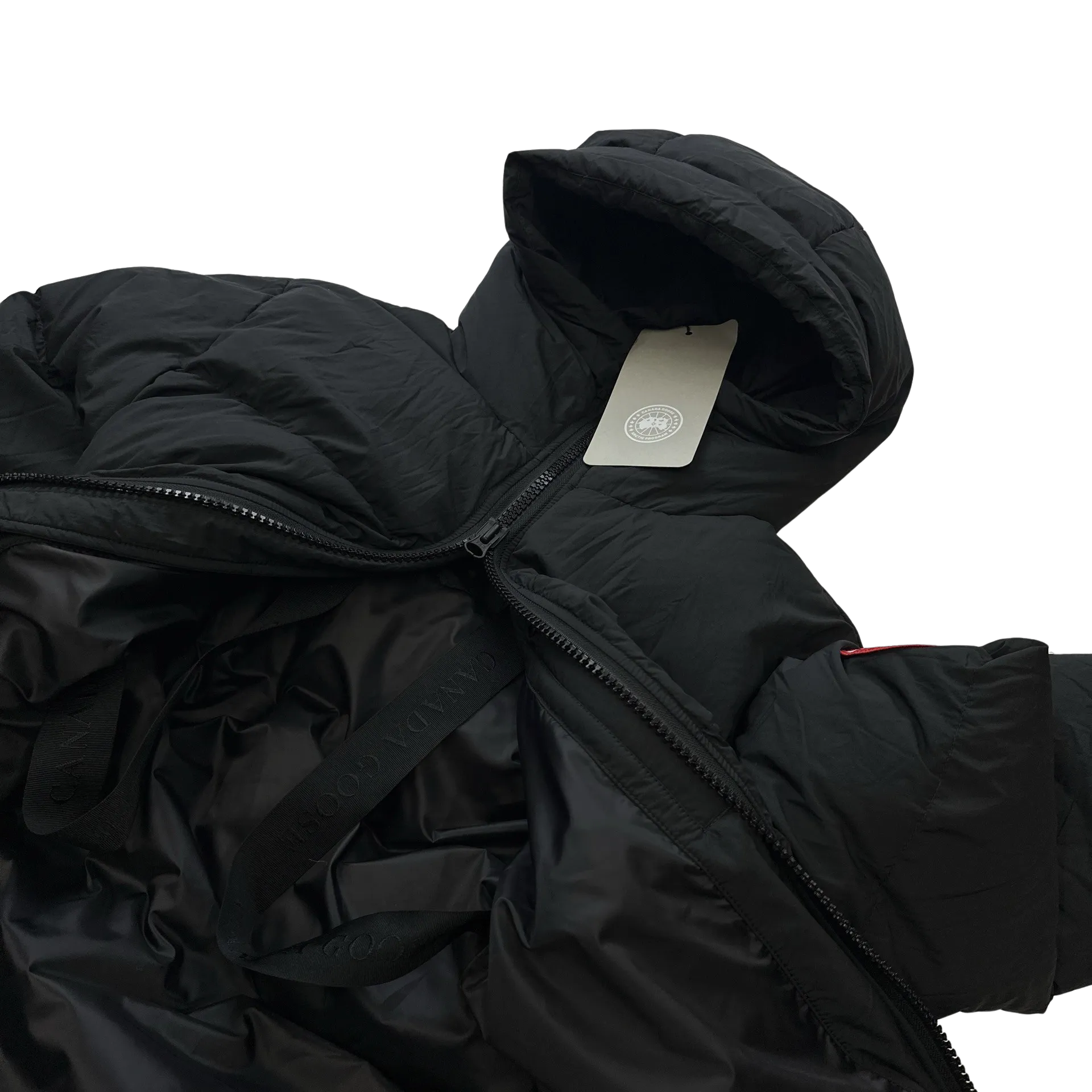 Canada Goose Black Laurence Long Puffer Parka Jacket - Small