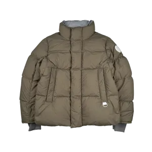 Canada Goose Everett Northwood Down White Patch Puffer Jacket - Large