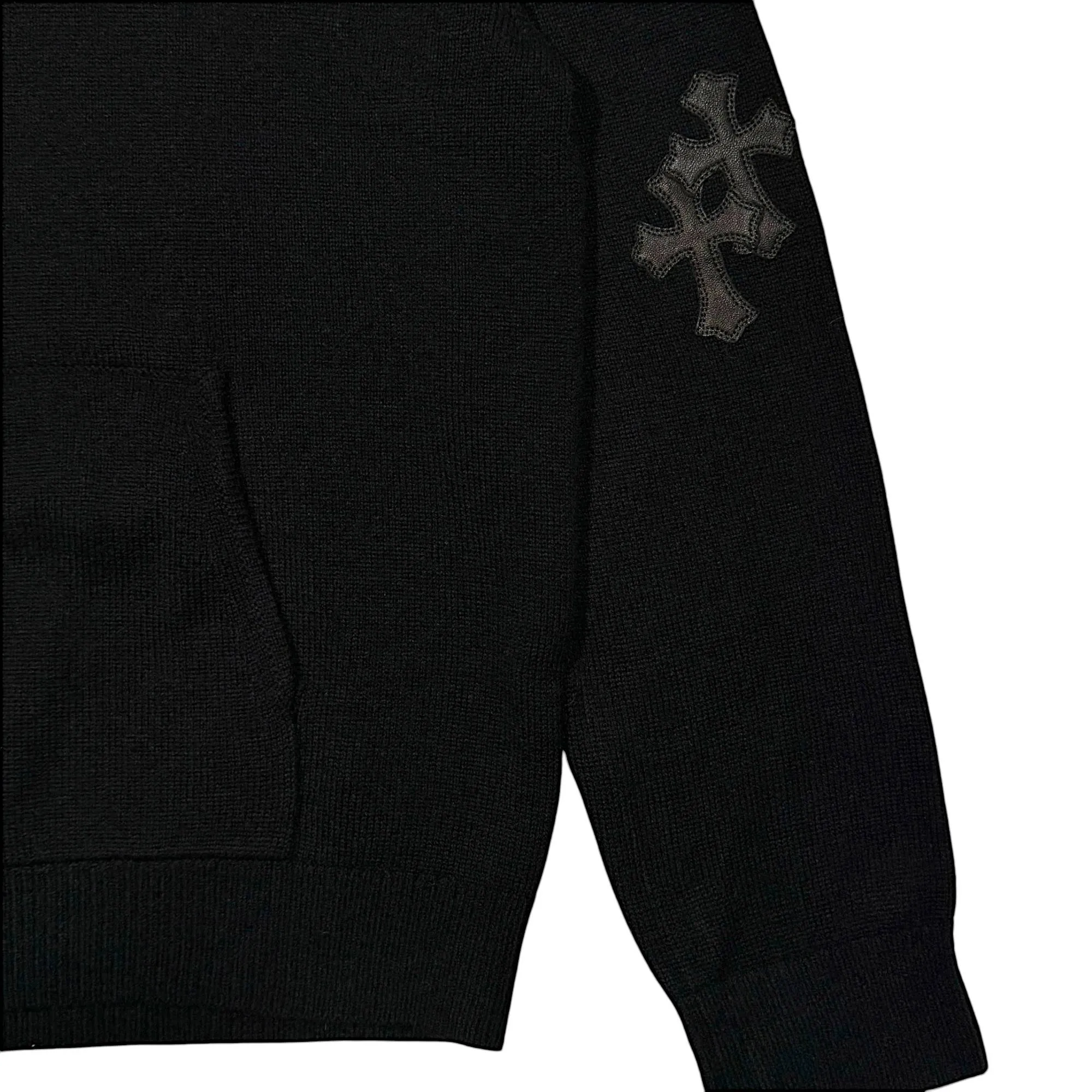 Cashmere Cross Patch Hoodie