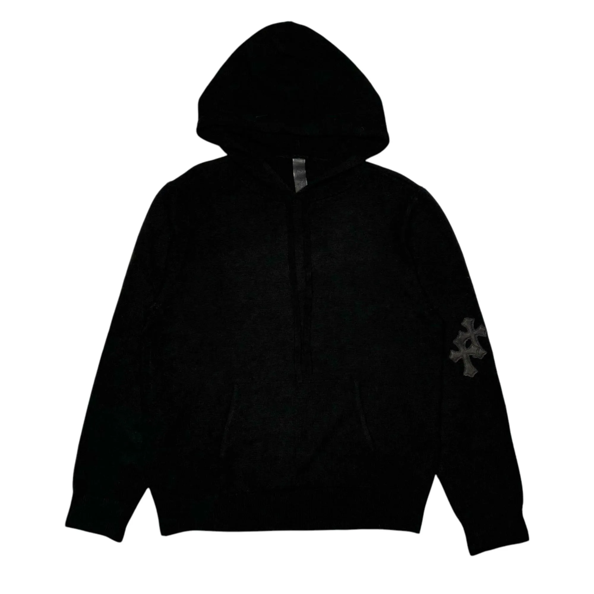 Cashmere Cross Patch Hoodie