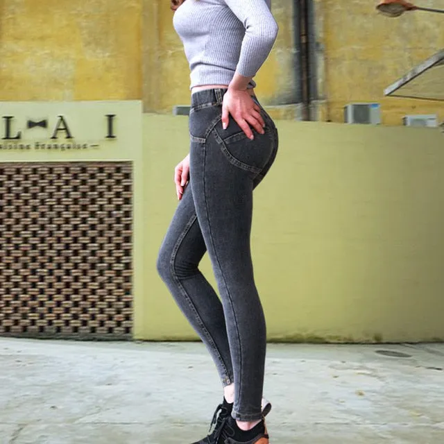 Casual Jeans Skinny Lift Butt Leggings Pants