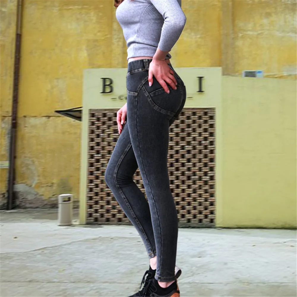 Casual Jeans Skinny Lift Butt Leggings Pants
