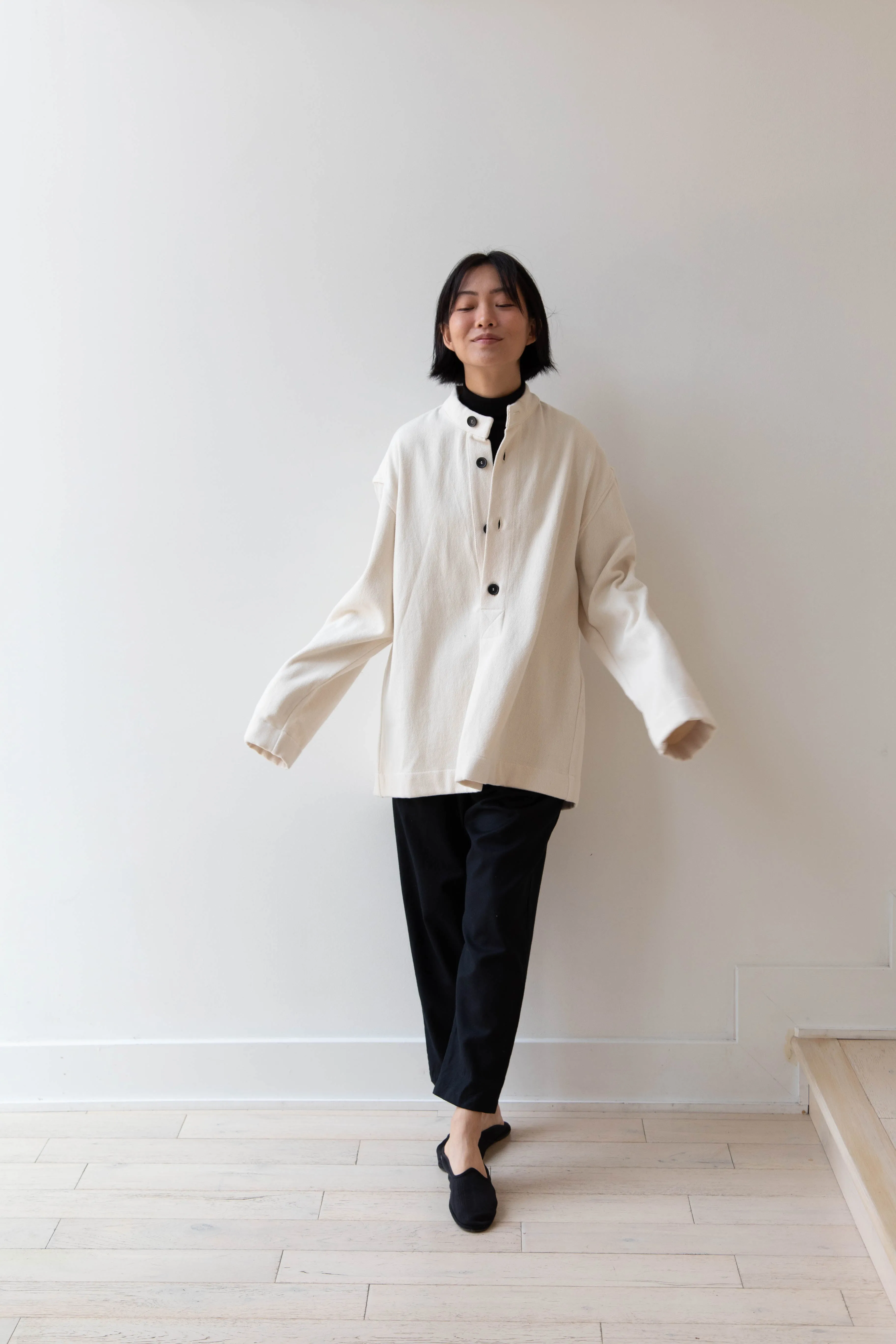 Cawley Pullover in Ecru