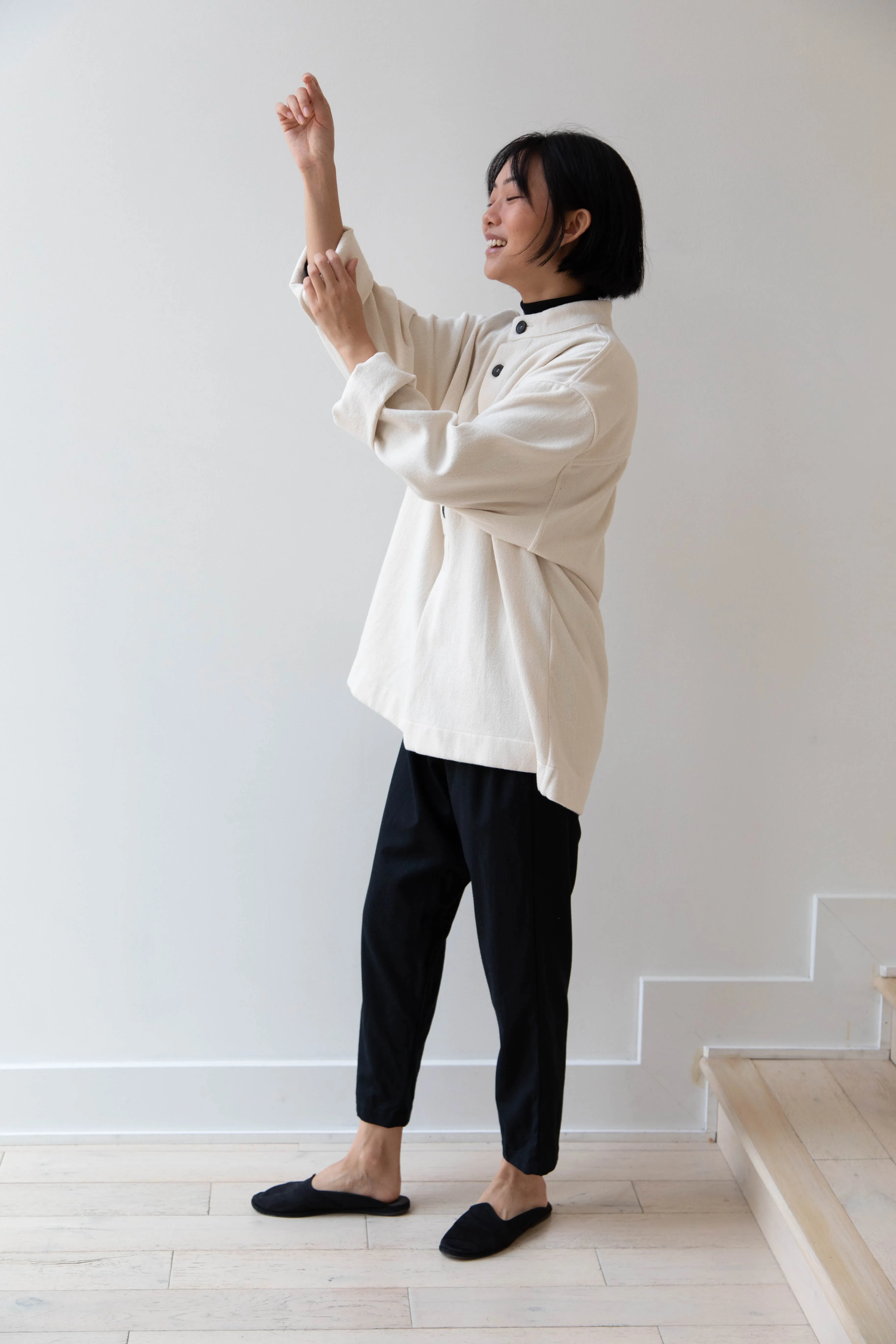 Cawley Pullover in Ecru