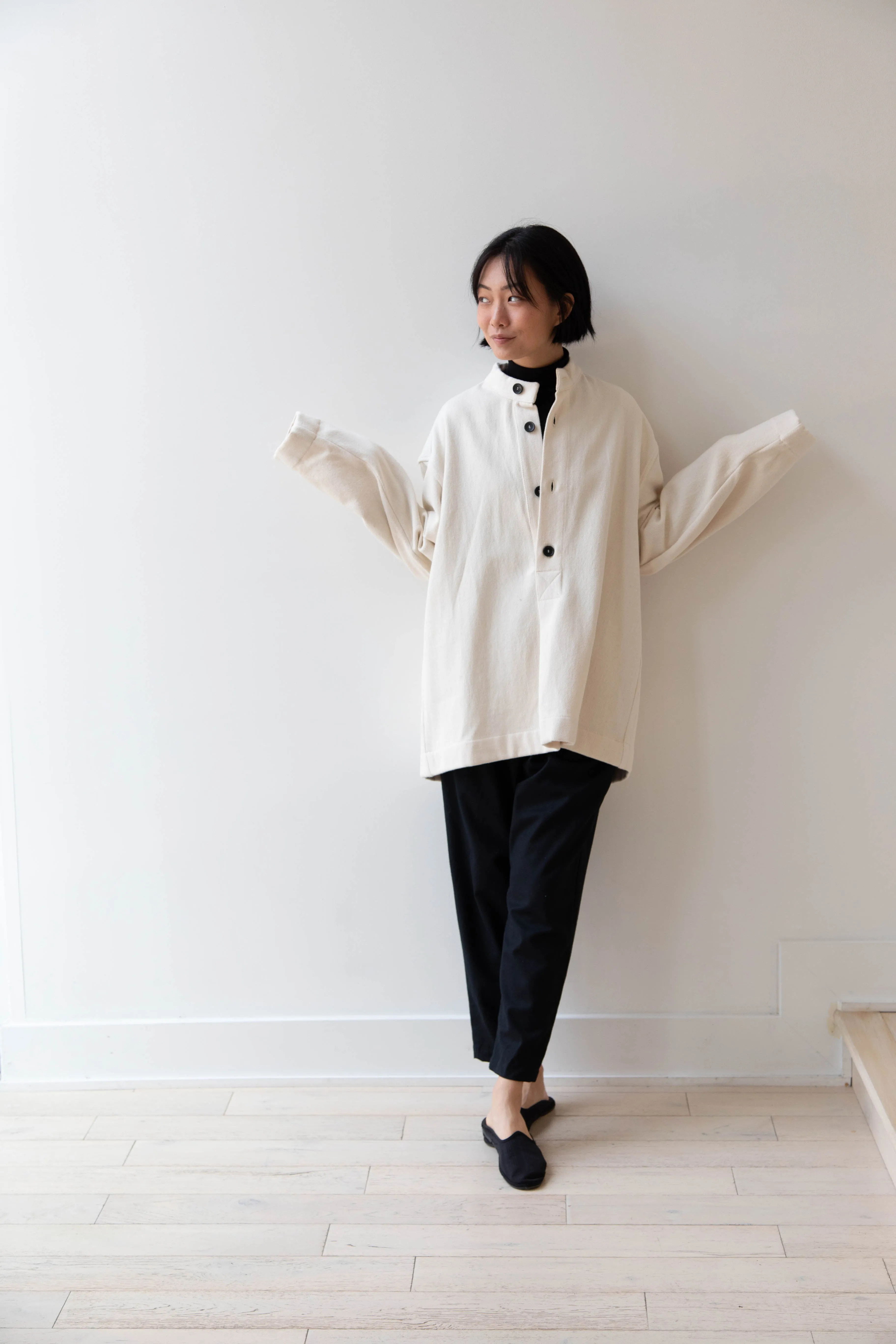 Cawley Pullover in Ecru