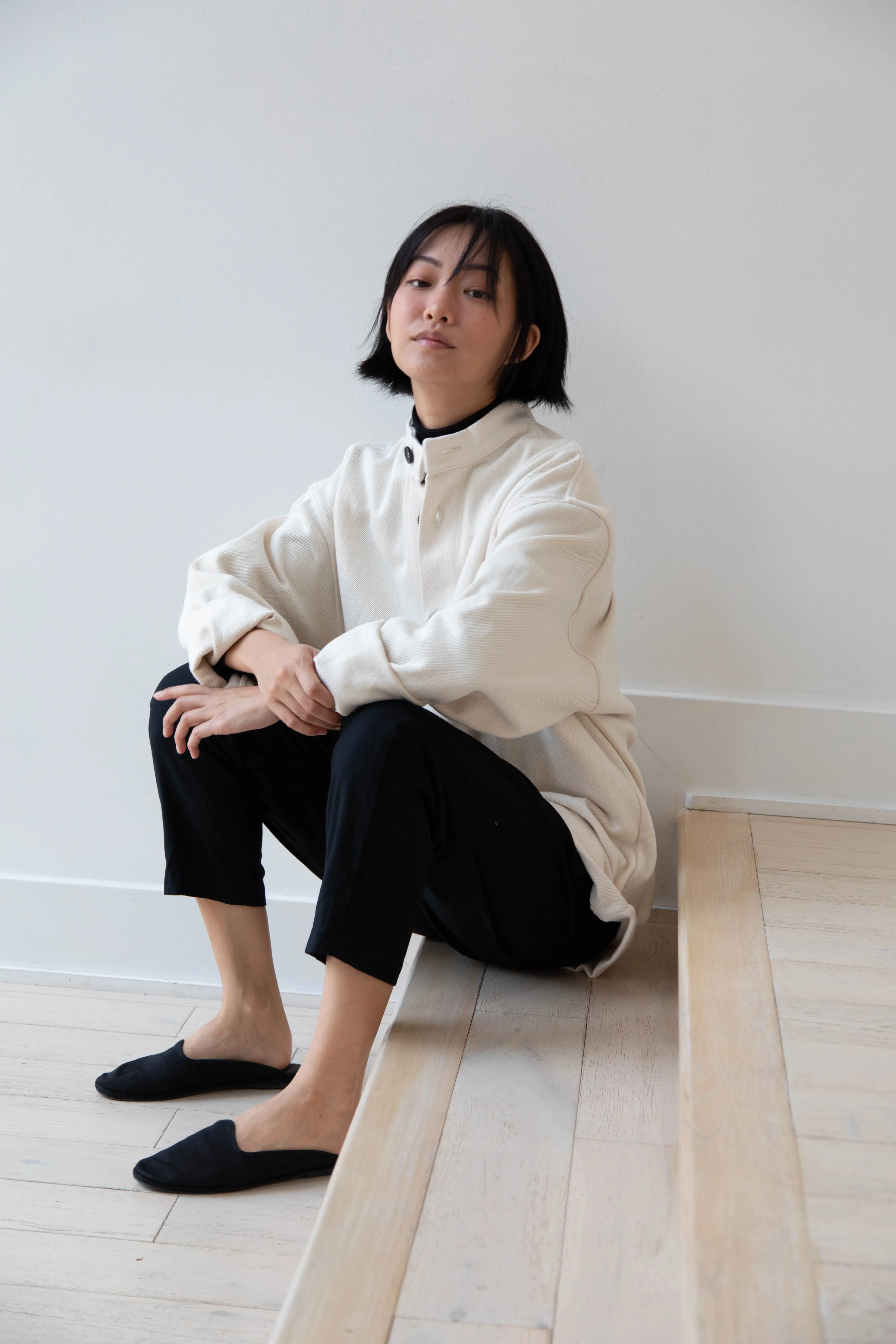 Cawley Pullover in Ecru