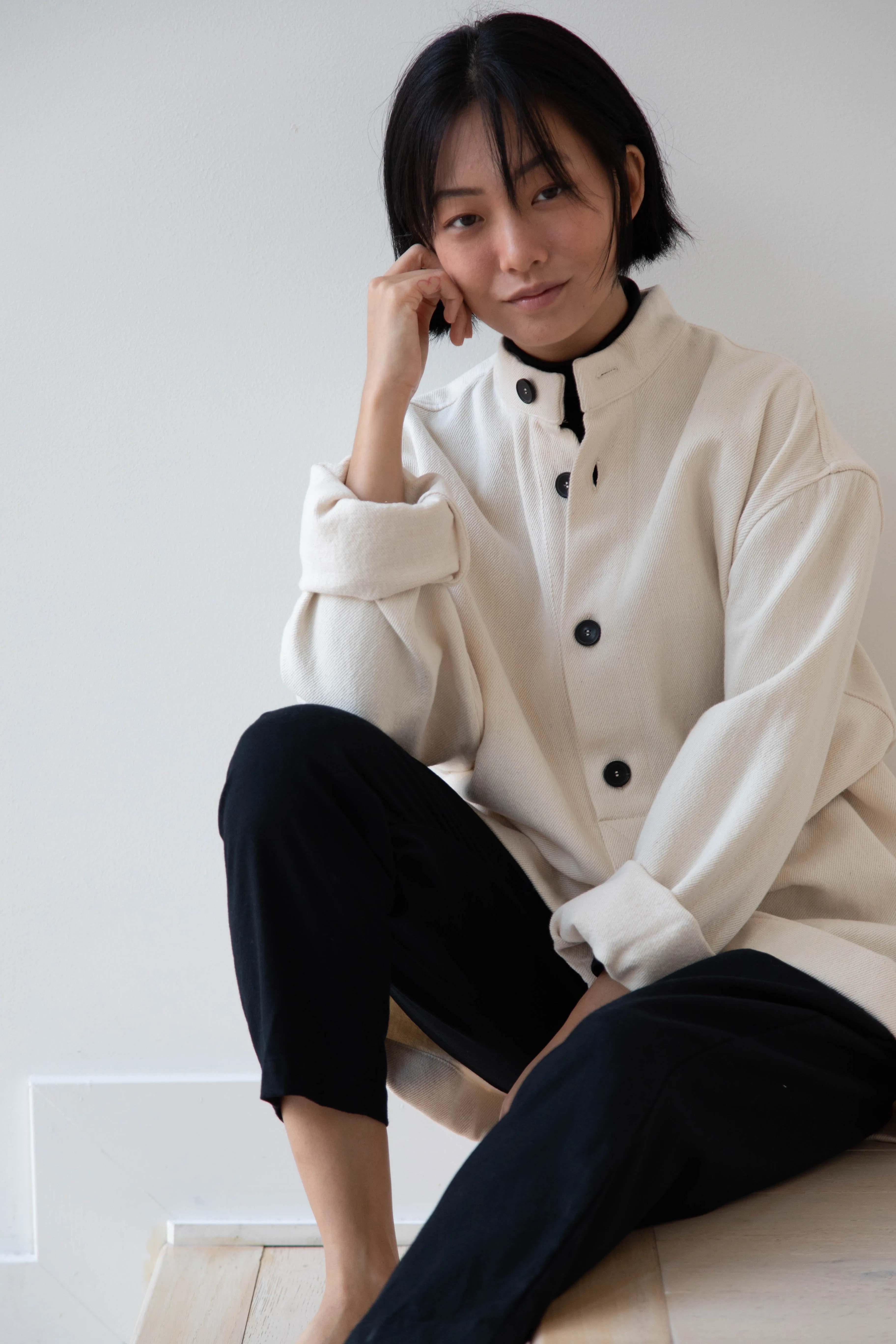 Cawley Pullover in Ecru