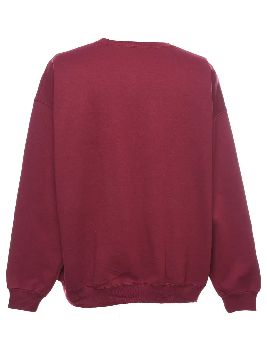 Champion Embroidered Virginia Tech Sweatshirt - XL
