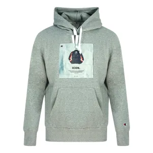 Champion Icon Logo Grey Hoodie