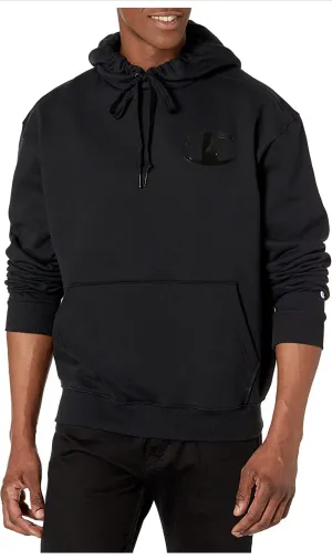 Champion Men's Black Super Fleece Cone Hood