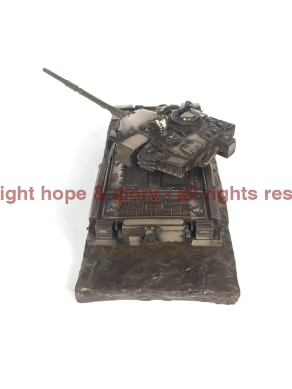 Chieftain Mark 5 Main Battle Tank Cold Cast Bronze Statue